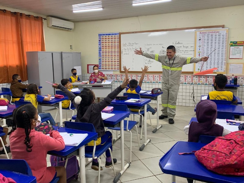 Energisa: estudantes são orientados sobre os cuidados com a rede elétrica
