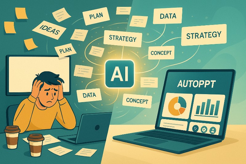 Transforme suas ideias em apresentações incríveis com o Autoppt
