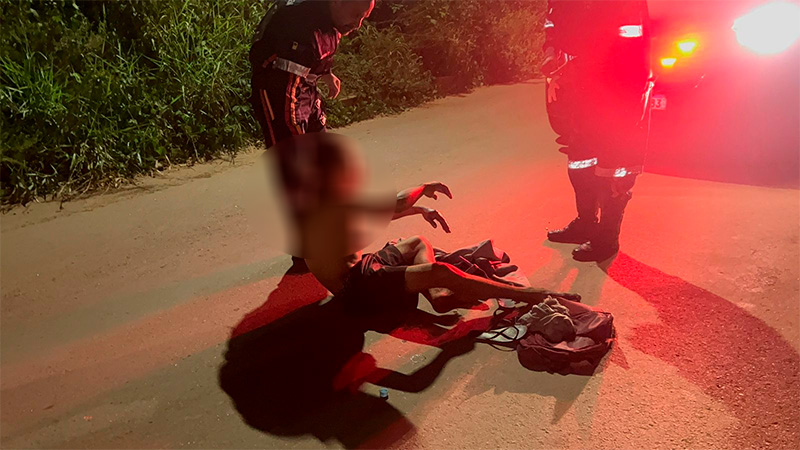Na capital, homem é baleado nas duas mãos por trio na estrada do Areia Branca