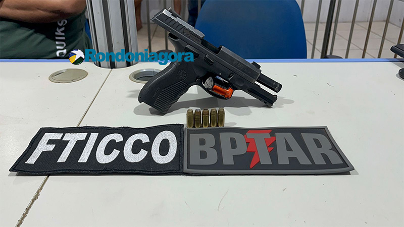 Na capital, PM prende três homens com pistola roubada da PM do Amazonas