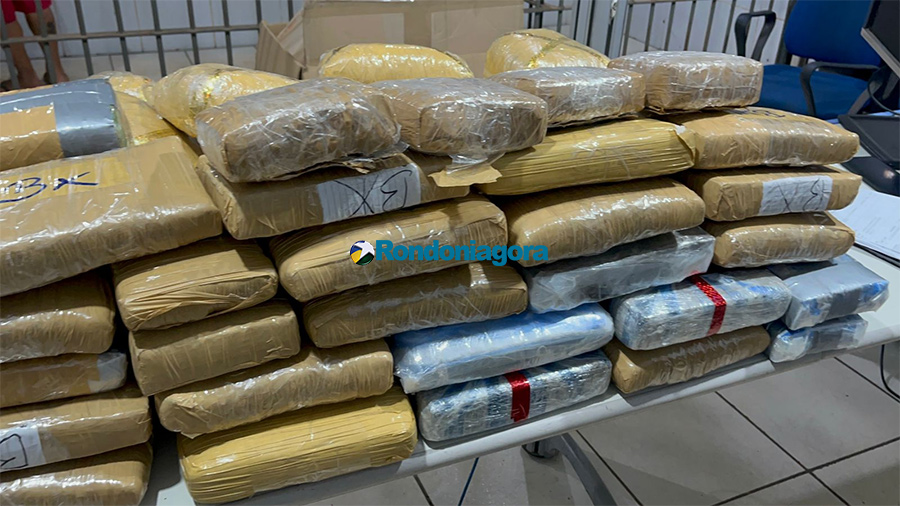 PM prende homem com 80 kg de droga e 48 mil maços de cigarro