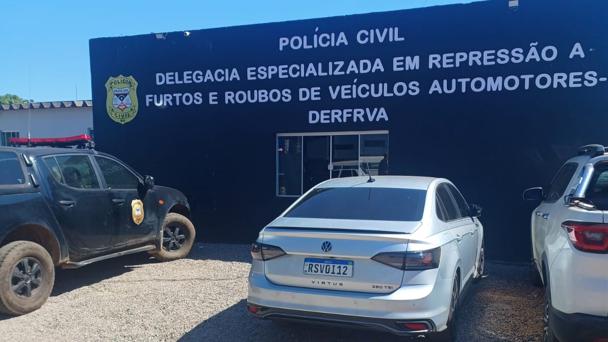 Em menos de 24 horas, Delegacia de Furtos e Roubos recupera carro furtado de empresa que aluga carros para a Sesdec