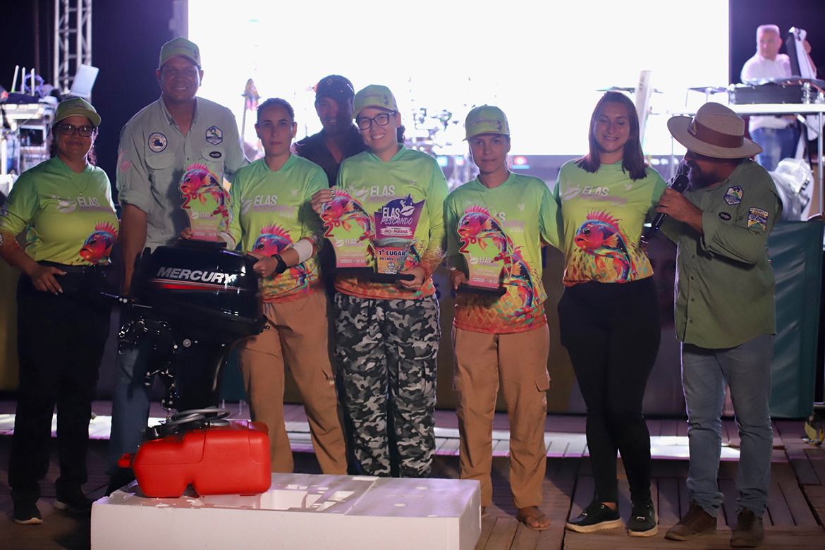 Equipe Pega Tudo vence etapa Jaci-Paraná do Torneio Elas Pescando