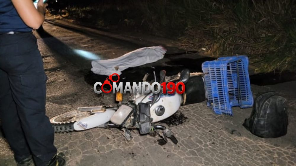Motociclista morre após colisão com caminhão na zona rural de Ji-Paraná
