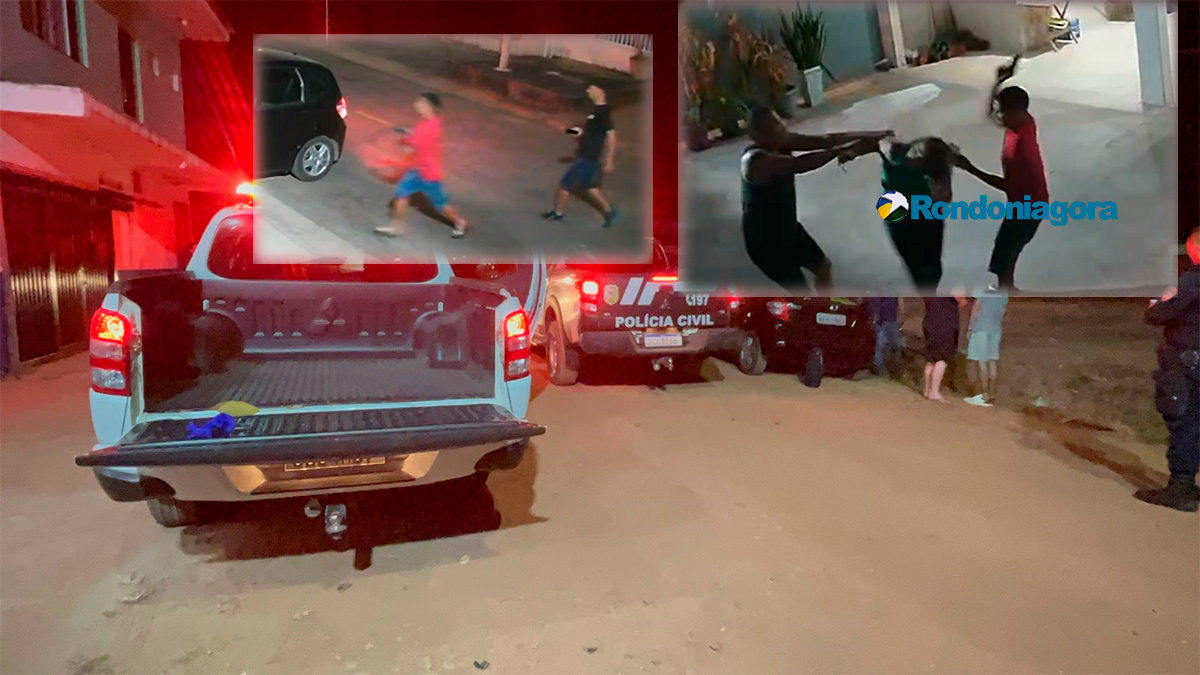 Vídeo: casal é feito refém e mulher é brutalmente agredida durante assalto no bairro Embratel em Porto Velho