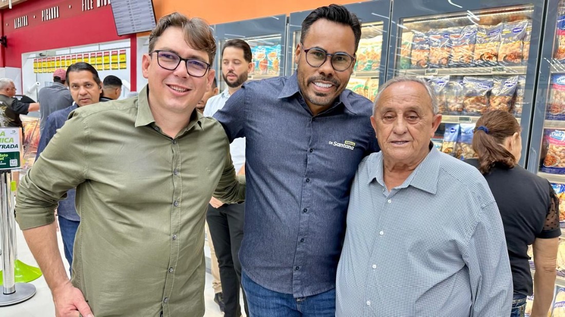 Vereador Dr. Santana prestigia inauguração da 21ª unidade do supermercado Irmãos Gonçalves em Rondônia