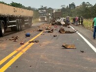 Grave acidente na BR-364 deixa quatro mortos, incluindo duas crianças, em Jaru