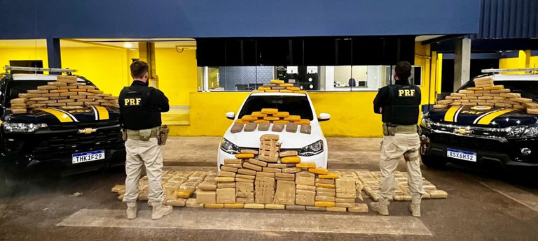 PRF apreende mais de 250 kg de skunk em Rondônia