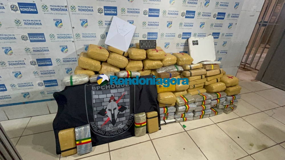 Polícia prende trio com quase 300 kg de drogas na BR-364 em Porto Velho