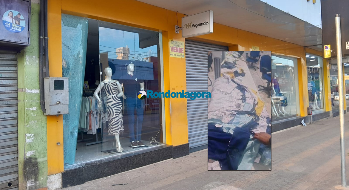 Foragido é preso após arrombamento e roubo na Mega Modas