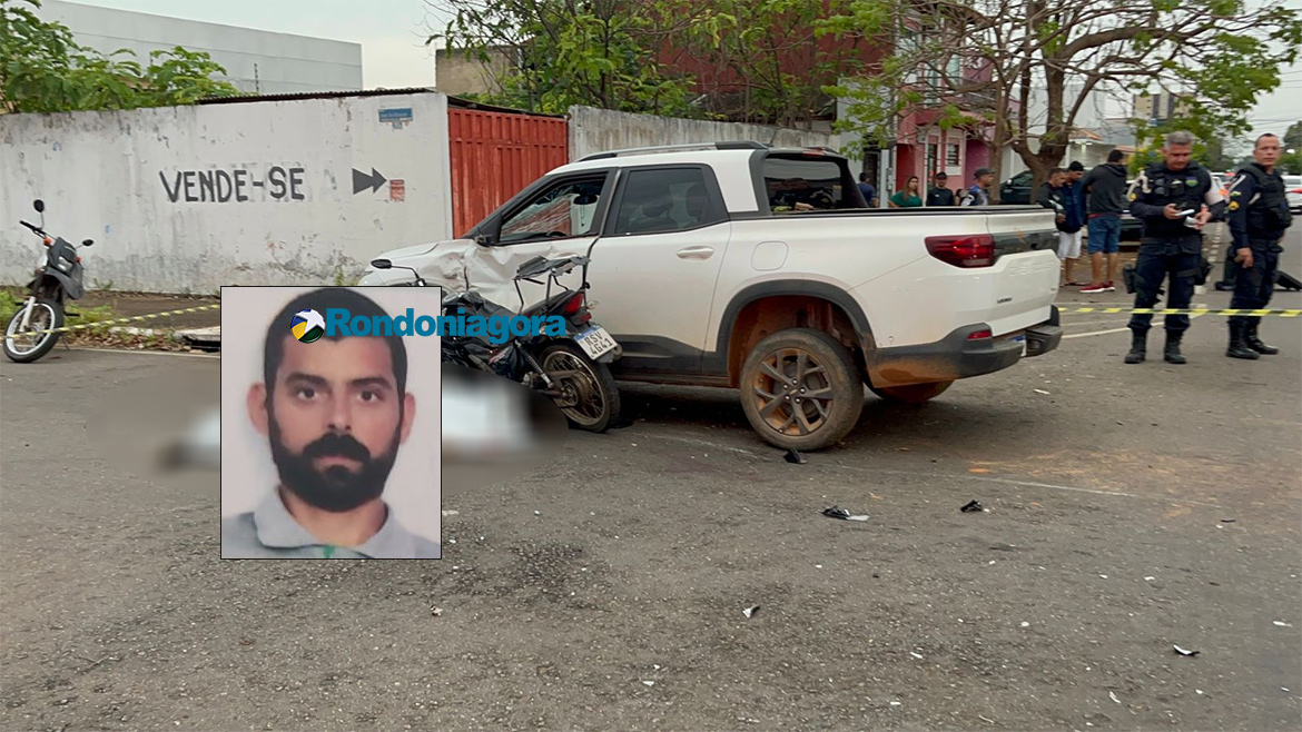 Motociclista de 30 anos morre em acidente no centro de Porto Velho