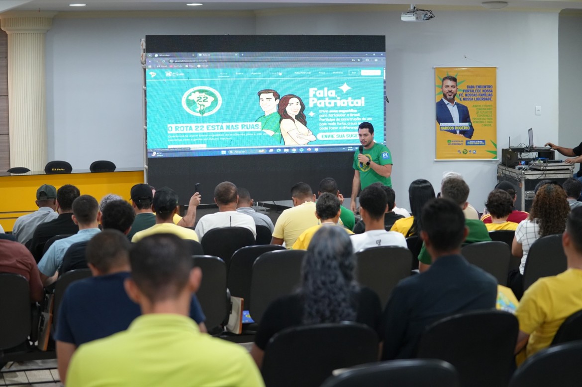 Oficina do Rota 22 reúne lideranças do PL em Rolim de Moura e apresenta panorama regional de Rondônia