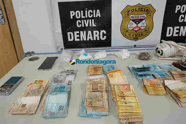 Traficante é preso em lava jato e polícia apreende R$ 23 mil