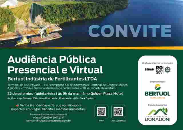 Audiência pública apresenta estudos ambientais para construção de terminais privados