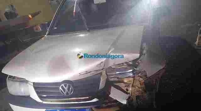 Motorista bêbado colide em carro estacionado em Porto Velho e foge