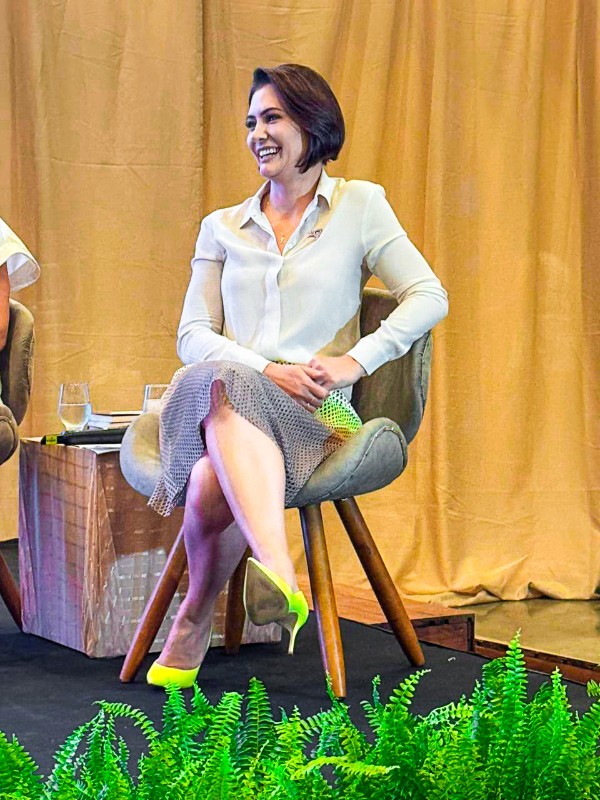Michelle Bolsonaro em Ji-Paraná para o encontro Juntas Transformamos o Brasil