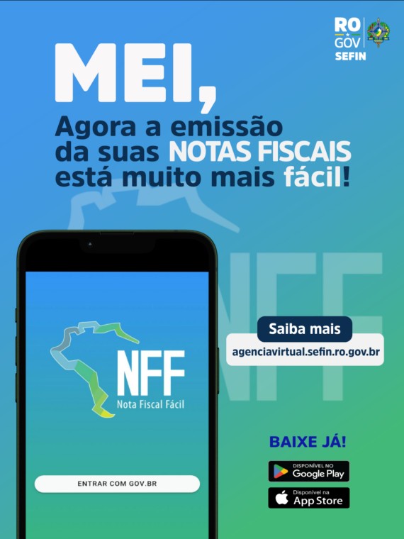 Aplicativo Nota Fiscal Fácil passa a atender também os Microempreendedores Individuais em Rondônia
