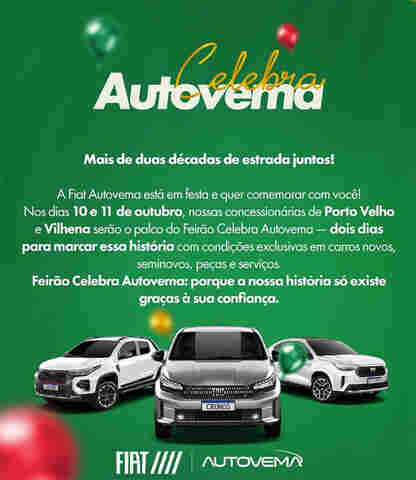 Autovema celebra 25 anos de sucesso e confiança com condições especiais para clientes