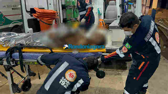 Idoso é atacado a facadas pelo genro após defender filha em Porto Velho