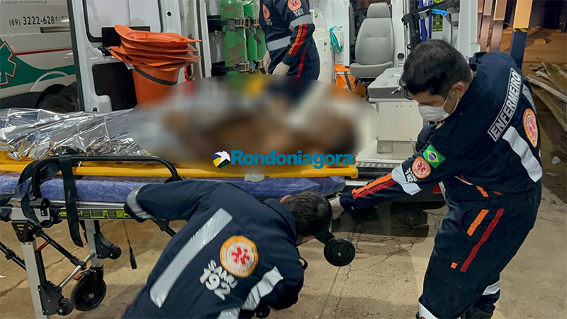 Idoso é atacado a facadas pelo genro após defender filha em Porto Velho