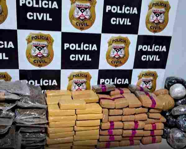 Operação da Polícia Civil e Ibama apreende quase 200 kg de droga no rio Guaporé
