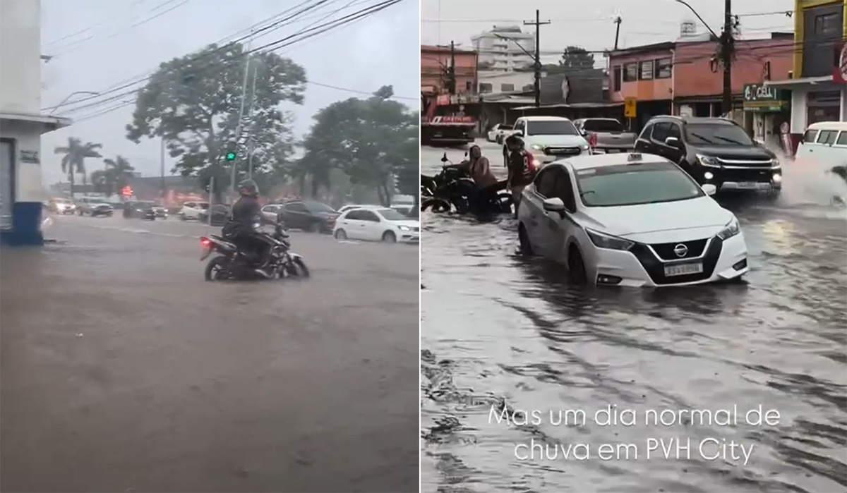 Promessas afundam com a chuva: Porto Velho enfrenta novas alagações e Prefeitura nada faz; veja vídeos