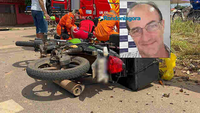 Motoboy de 62 anos morre após colisão entre moto e carro na zona Leste de Porto Velho
