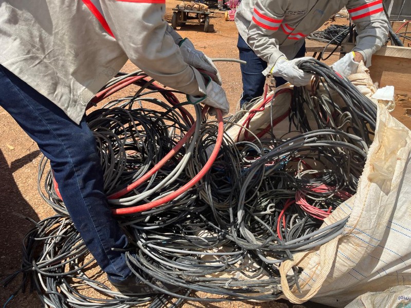 Operação “Fio Desencapado” apreende mais de 1 km de fios furtados em Ariquemes