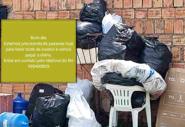 Em meio ao caos em Porto Velho e sem planejamento, nova empresa de coleta de lixo contrata diaristas sem treinamento e sindicato exige explicações