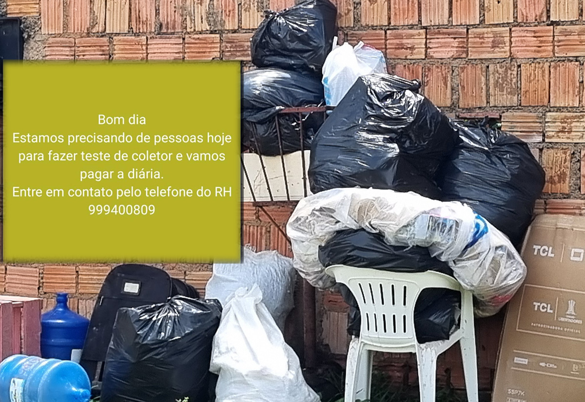 Em meio ao caos em Porto Velho e sem planejamento, nova empresa de coleta de lixo contrata diaristas sem treinamento e sindicato exige explicações