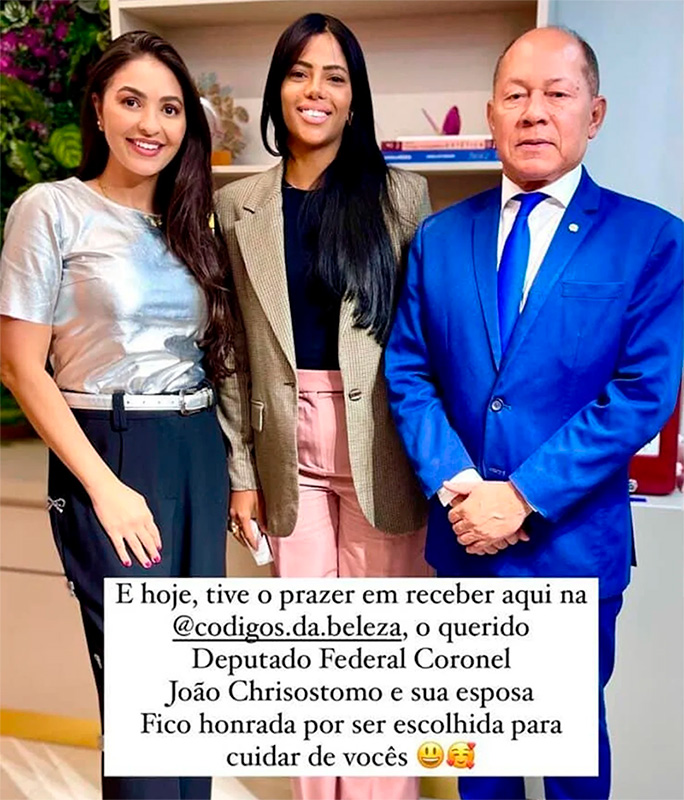 Gabinete do Coronel Chrisóstomo vira “negócio de família” com mais de R$ 2 milhões pagos a parentes