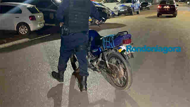 Motociclista é preso após PM constatar motor remarcado