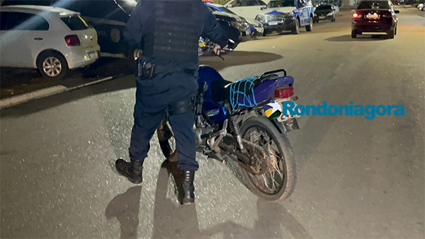 Motociclista é preso após PM constatar motor remarcado