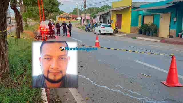 Motociclista morre após colisão contra árvore na avenida Imigrantes, em Porto Velho