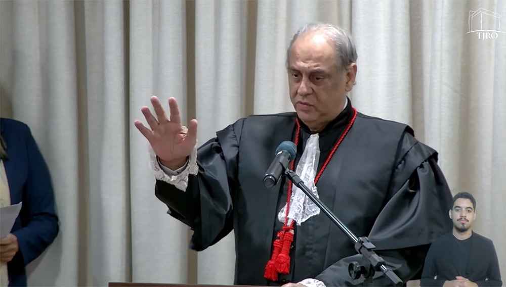 Presidente do TJRO presta compromisso para assumir Governo do estado nesta terça-feira