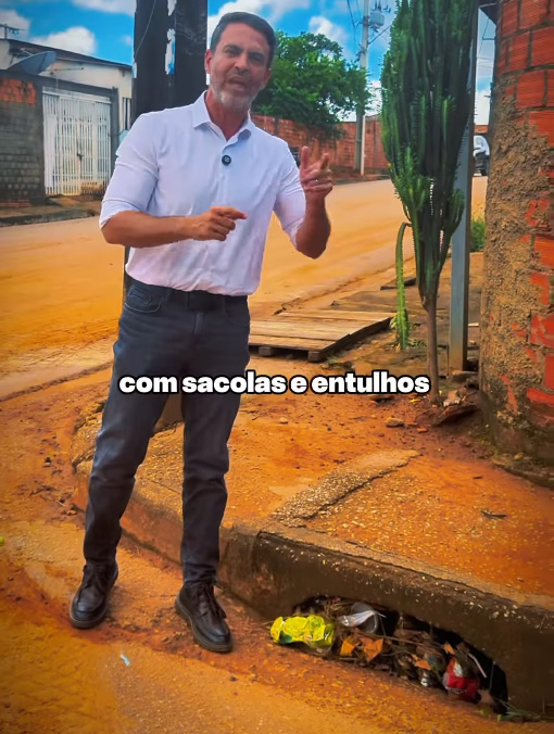 Alagações no Ulisses Guimarães: Léo Moraes culpa bueiro abandonado e entulhos em bocas de lobo