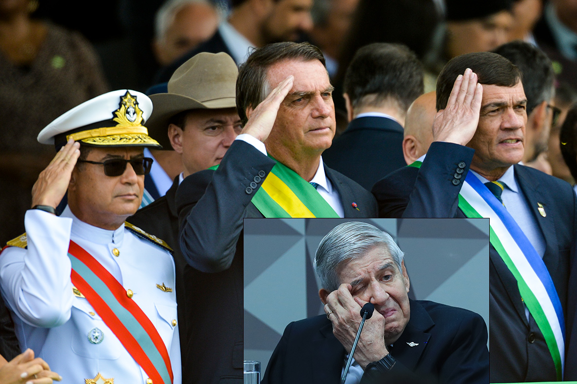 Generais do Exército e ex-comandante da Marinha também são presos por condenação definitiva