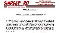 Sindsef/RO - Edital de Convocação de Assembleia Ordinária de Prestação de Contas