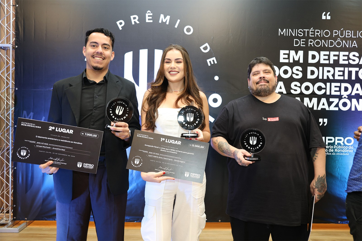 Credibilidade: jornalista premiada do Rondoniagora vence também o prêmio MP de Jornalismo 2025