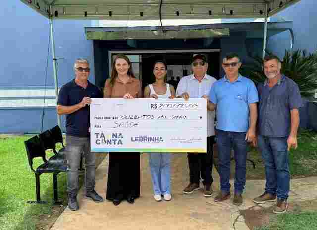 Atendendo pedido de lideranças locais, Gislaine Lebrinha assegura R$ 200 mil para a saúde de Rio Crespo
