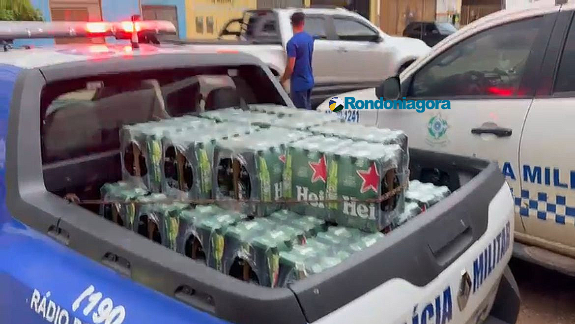 PM prende dois após golpe em compra de 30 caixas de cerveja em Porto Velho