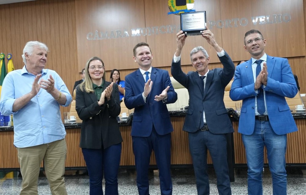 Jaime Bagattoli recebe título de cidadão honorário de Porto Velho pelas contribuições ao município