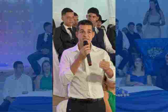 Vereador Adalto prestigia formatura de alunos do 3º ano em União Bandeirantes