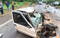 Vídeo: colisão na BR-364 deixa um morto e interdita rodovia entre Vilhena e Pimenta Bueno