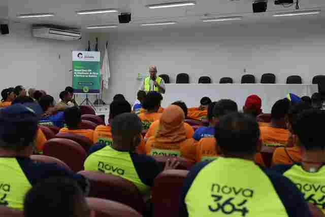 Sinalização viária em obras na BR-364 é foco em capacitação da Nova 364