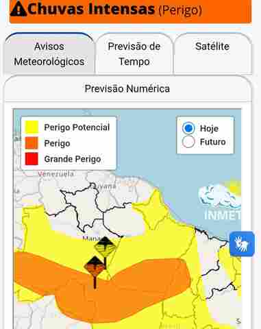 Região central de Rondônia pode sofrer colapso de energia com tempestades neste fim de semana, alertam institutos de meteorologia