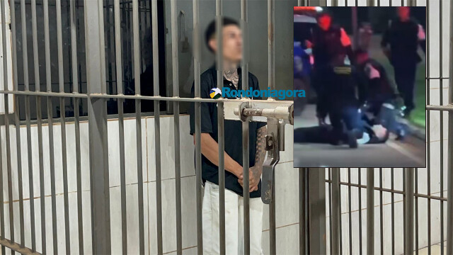 Vídeo: motociclista sem CNH atropela cabo da PM durante perseguição no Espaço Alternativo