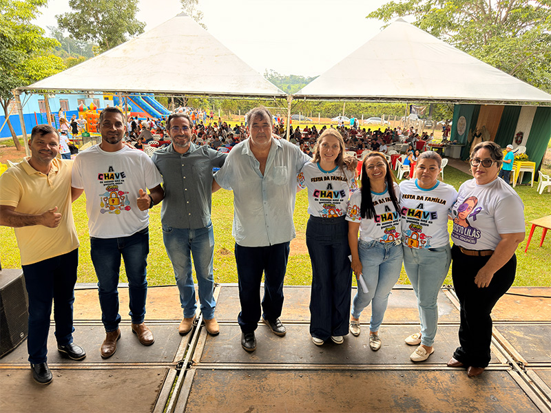 Deputada Lebrinha participa da Festa da Família em São Miguel do Guaporé