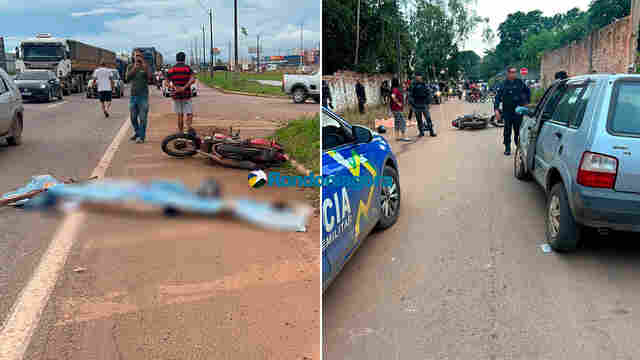 Mais duas pessoas morrem em Porto Velho em acidentes diferentes envolvendo motos