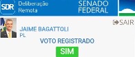 Por justi&ccedil;a &agrave;s fam&iacute;lias afetadas pelo 8 de Janeiro, senador Bagattoli vota sim ao PL 2162/2023